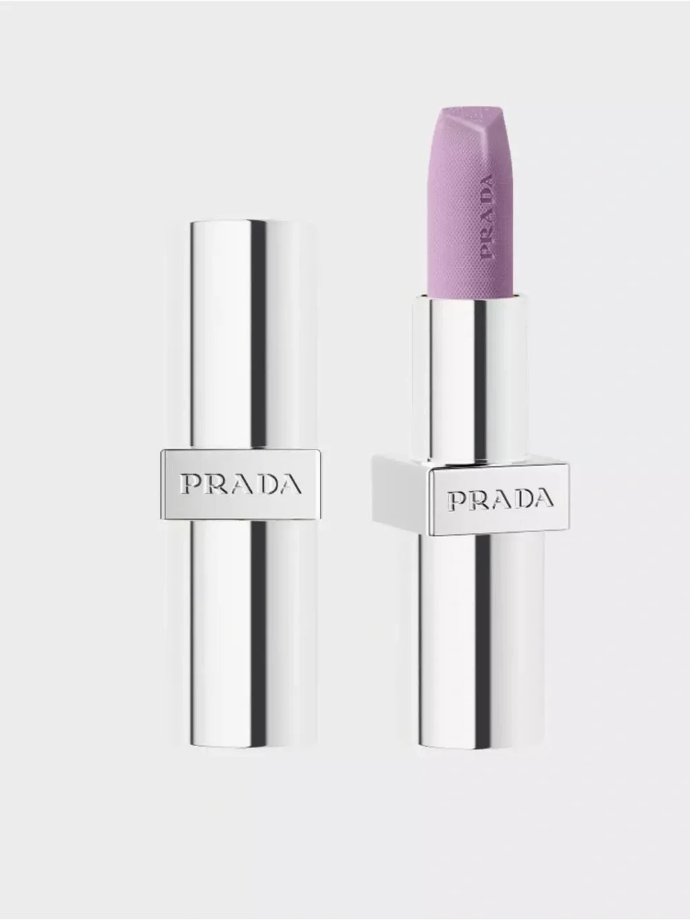 Prada Balm in U003 Wisteria Gleams PH Pinky Lilac Finish with Iridescent Shimmer
